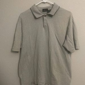 GRAY PATTERNED POLO
